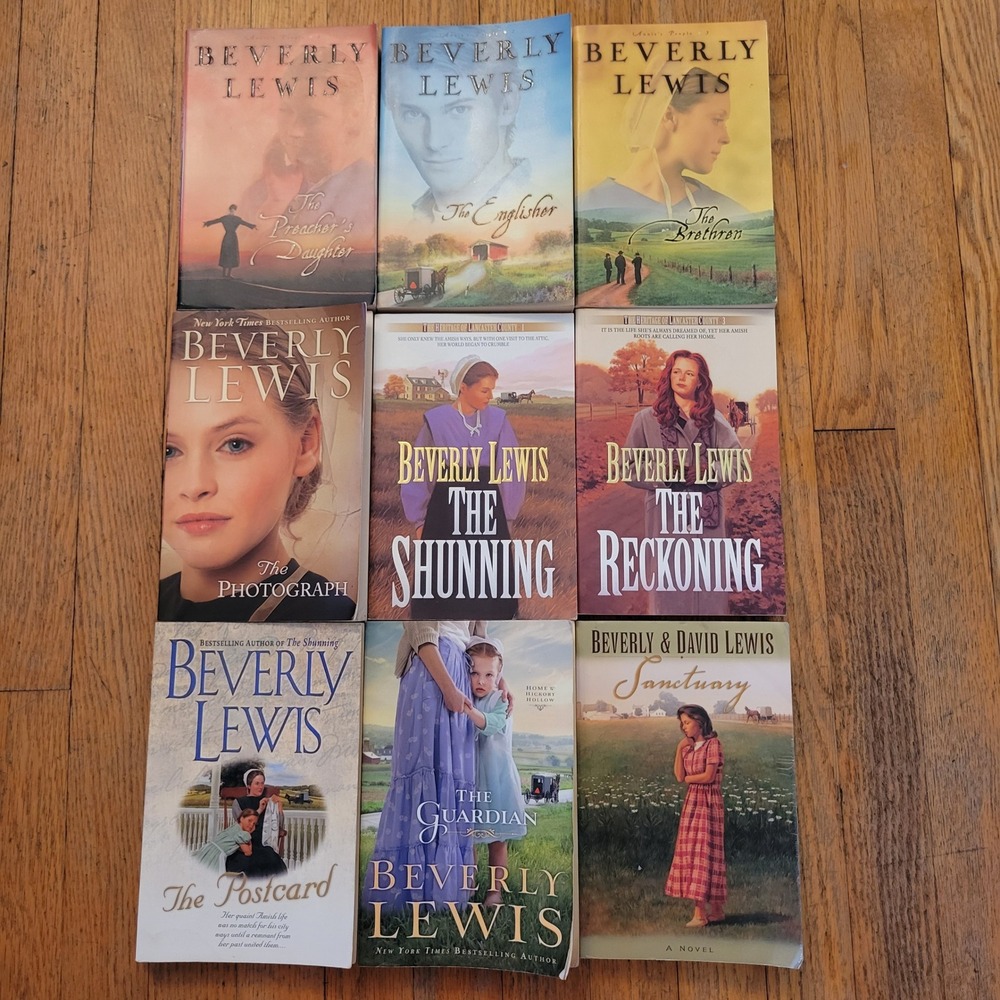 9 Beverly Lewis Amish Books Summer Reading Christian Romance Fiction Love